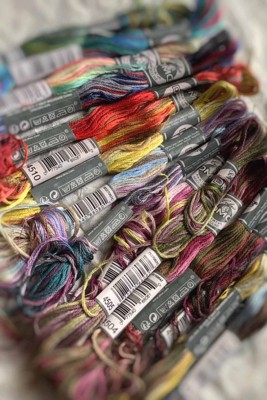 色々な刺繍糸を試して | Blog | au Fil du Rêve